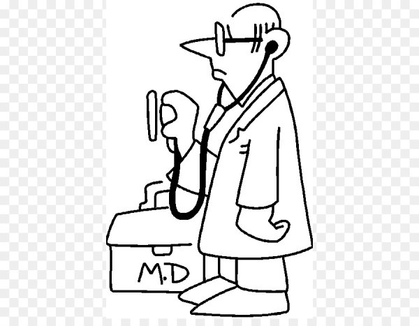 Раскраска врач ЛОР