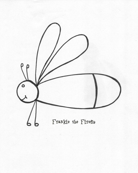 Нарисовать светлячка