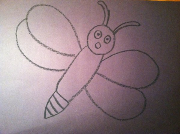 Светлячок рисование