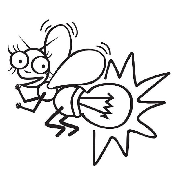 Светлячок карандашом