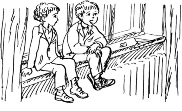 Иллюстрация к рассказу мальчики