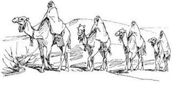 Великий шелковый путь вектор