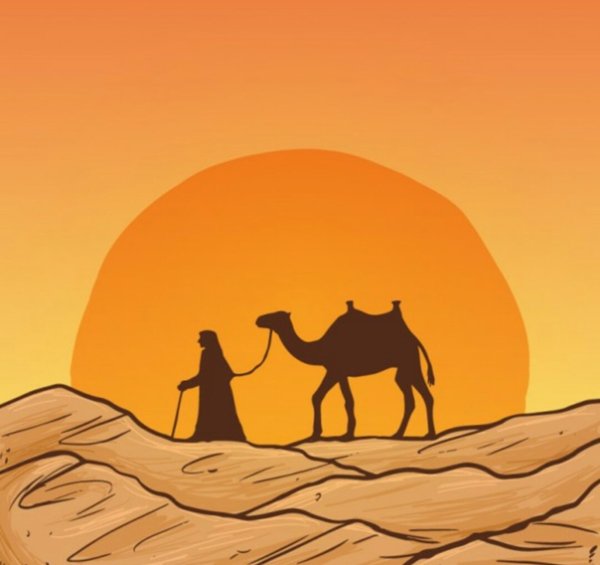 Нарисовать пустыню