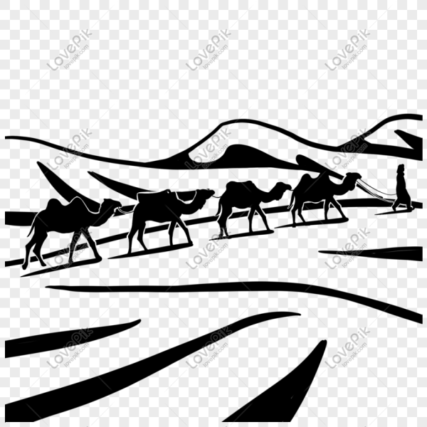 Пустыня силуэт