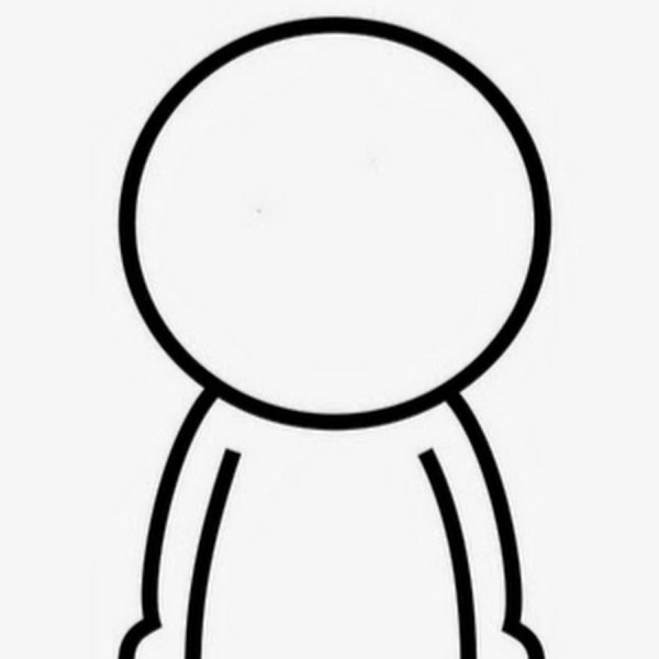 Человечек раскраска