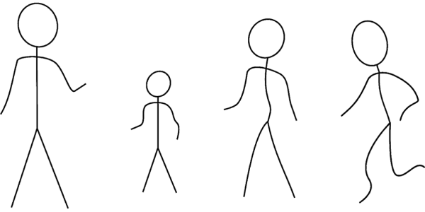 Тоненькие человечки