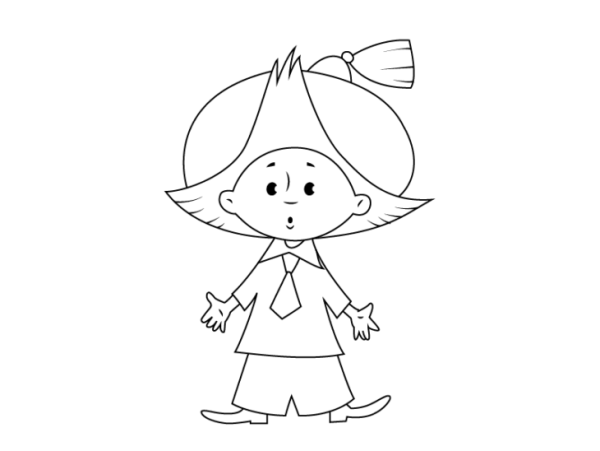 Незнайка раскраска