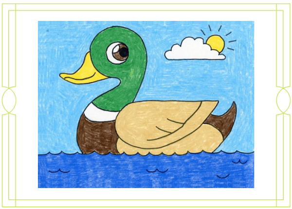 Уточка эскиз