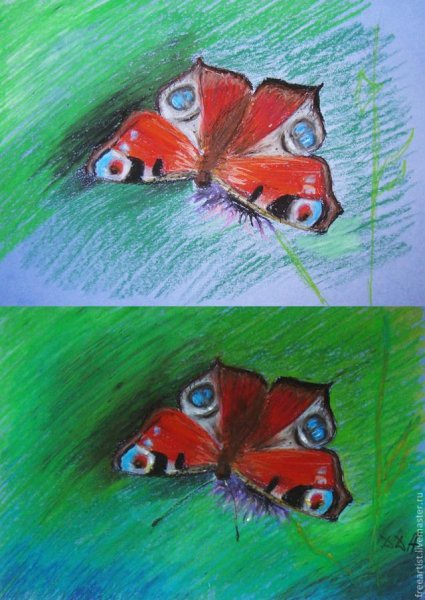 Уроки рисования масляной пастелью