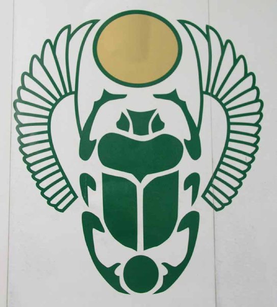 Орнамент древнего Египта Жук скарабей