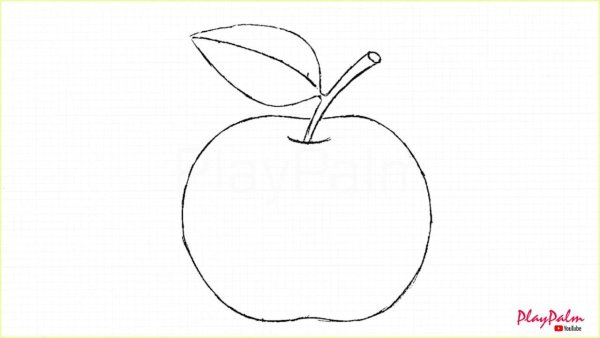 Яблоко для рисования