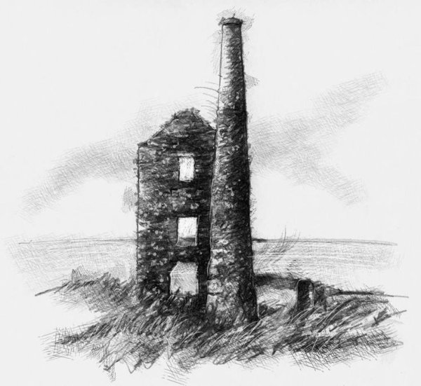 Шахта рисовать