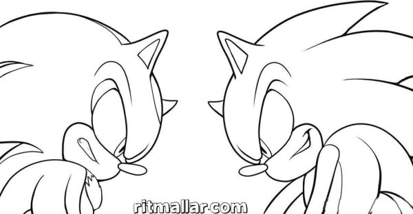 Срисовка Соника