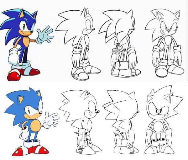 Раскраски Соник unleashed