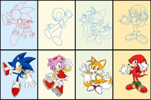 Голова Соника раскраска