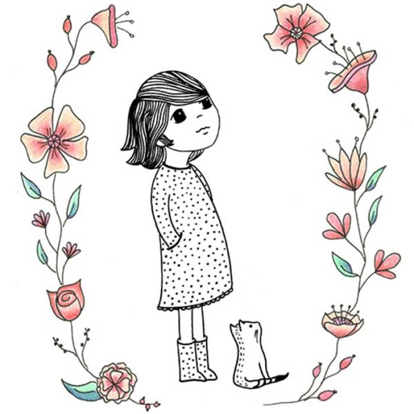 Очень лёгкие рисунки для девочек