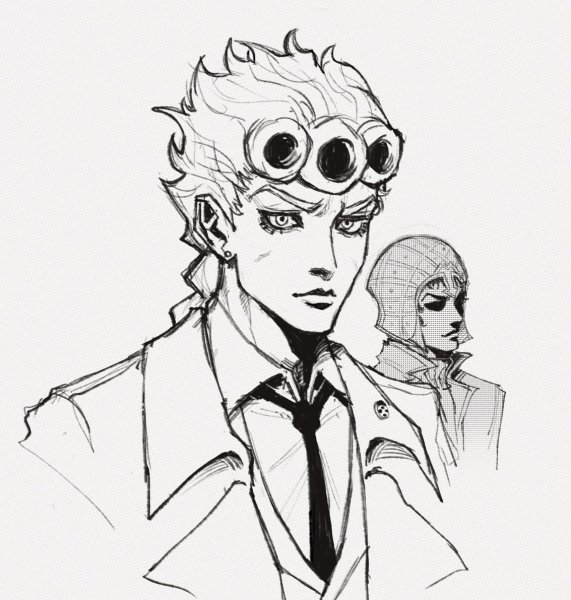 Джорно рисунок карандашом поэтапно