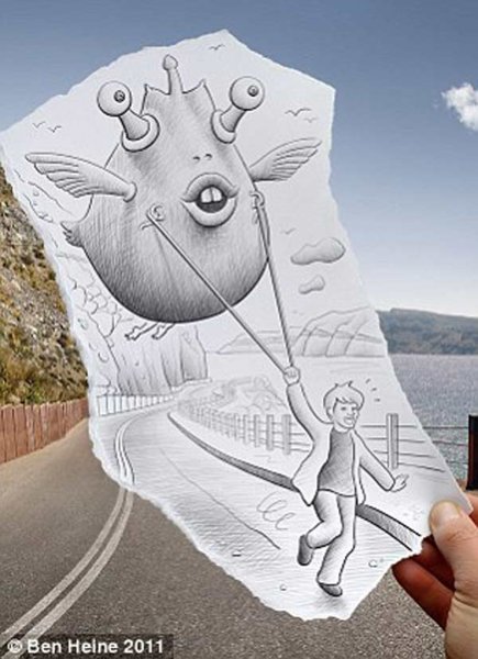 Фантазия рисунок карандашом