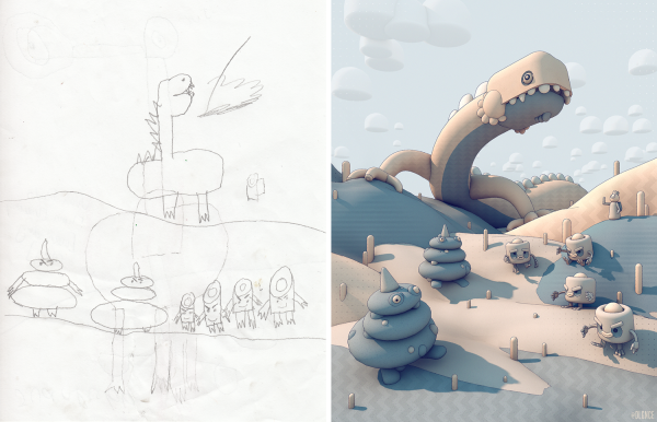 Город будущего скетч