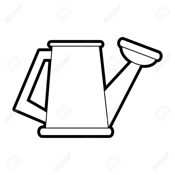 Лейка раскраска для детей