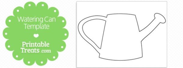 Лейка с водой раскраска