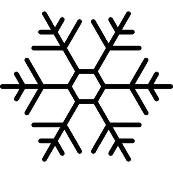 Простые снежинки