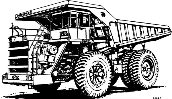 БЕЛАЗ 549 чертежи