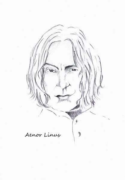 Северус Снейп срисовки