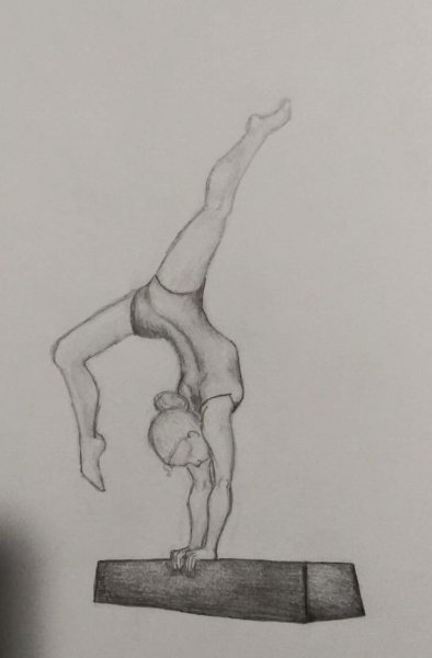 Акробат раскраска