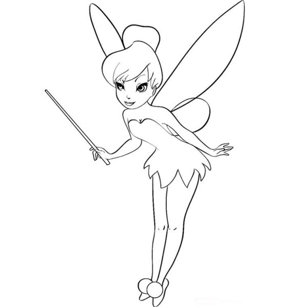 Рисунки для срисовки феи