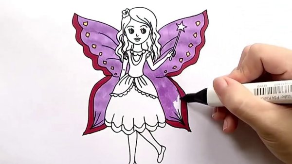 Картинки для срисовки феи