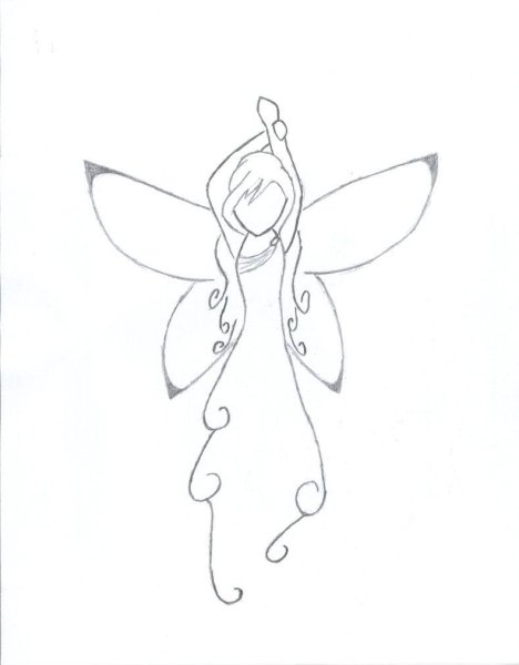 Как нарисовать фею Динь Динь
