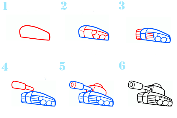 Рисование пошагово для детей 4 лет