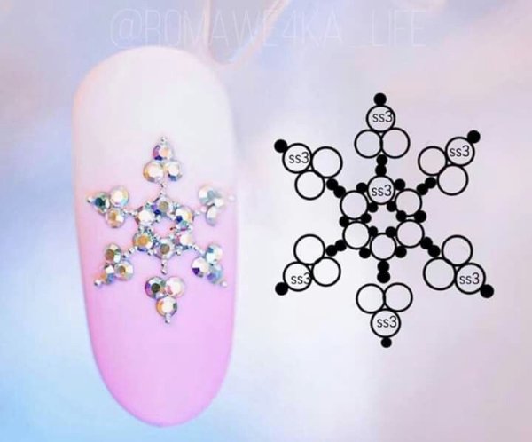 Как крепить стразы на ногти