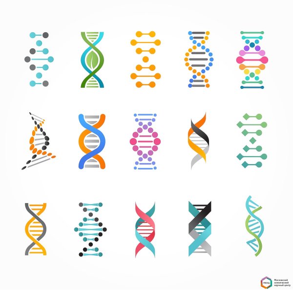 Спираль ДНК логотип