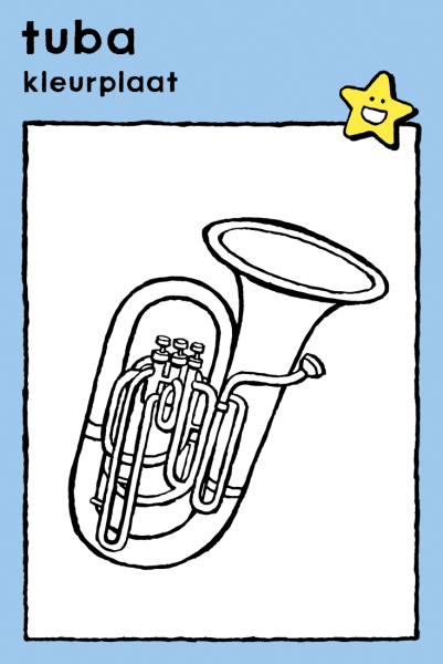 Туба инструмент рисунок