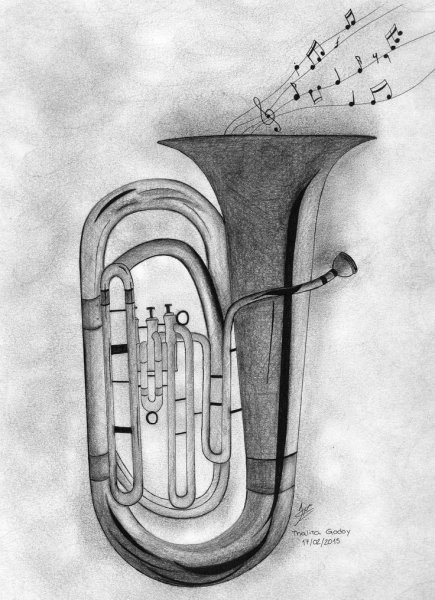 Баритон рисунок