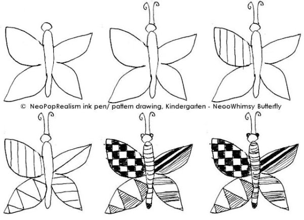 Симметрия и асимметрия карандашом