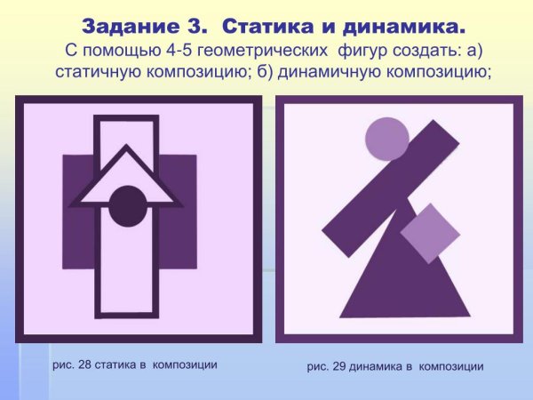 Средства композиции симметрия асимметрия статика динамика ритм