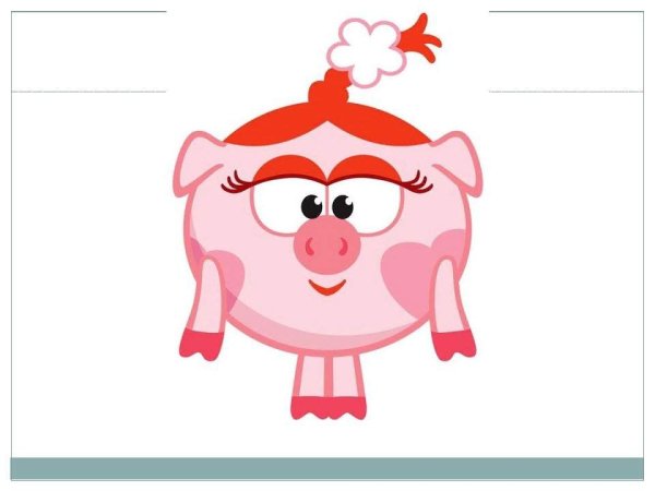 Нюша Смешарики рисунок карандашом