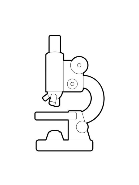 Микроскоп рисунок для детей