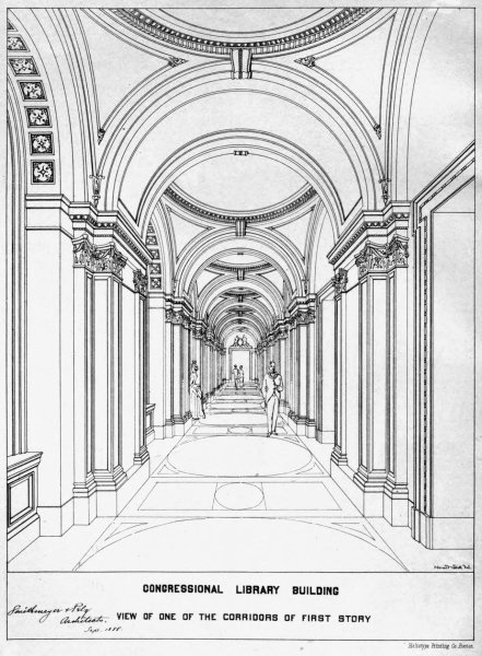 Анфилада в архитектуре Графика