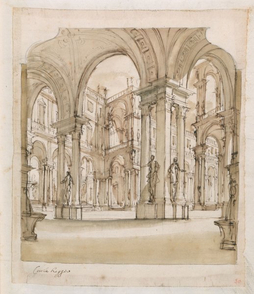 Дворец в перспективе