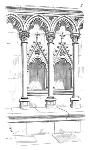 Готика чертеж в перспектива