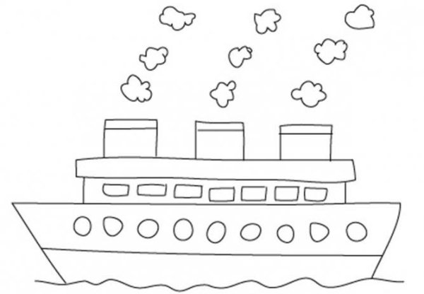 Нарисовать кораблик