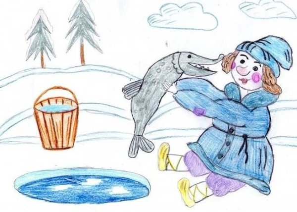 По щучьему велению рисунок