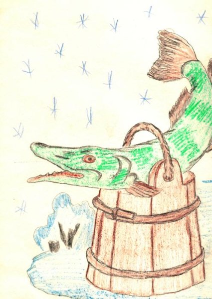 По щучьему велению щука в ведре