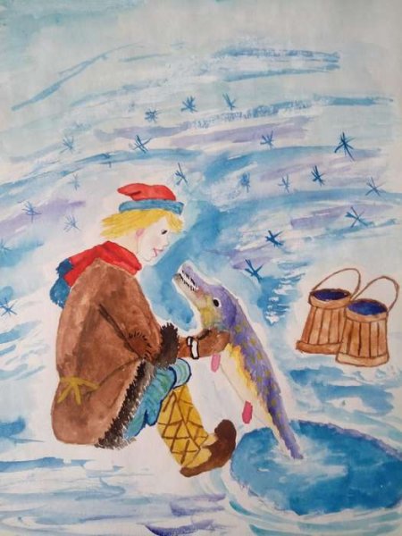 По щучьему велению рисунок