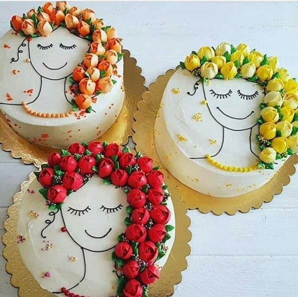 Легкий декор торта