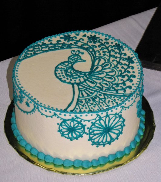 Узоры на торте